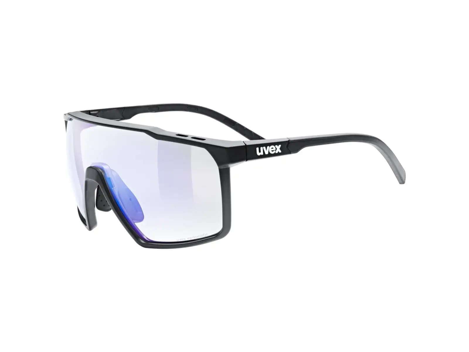Uvex MTN Perform S Variomatic Brille Black Matt/LTM. Blue