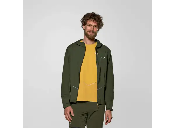 Salewa Pedroc Wind Light Herren-Sweatshirt Dark Olive