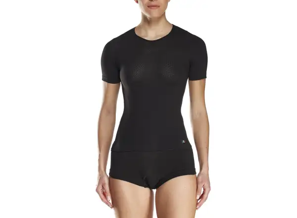 SIXS F TS1 Damen Funktions-T-Shirt kurzarm schwarz