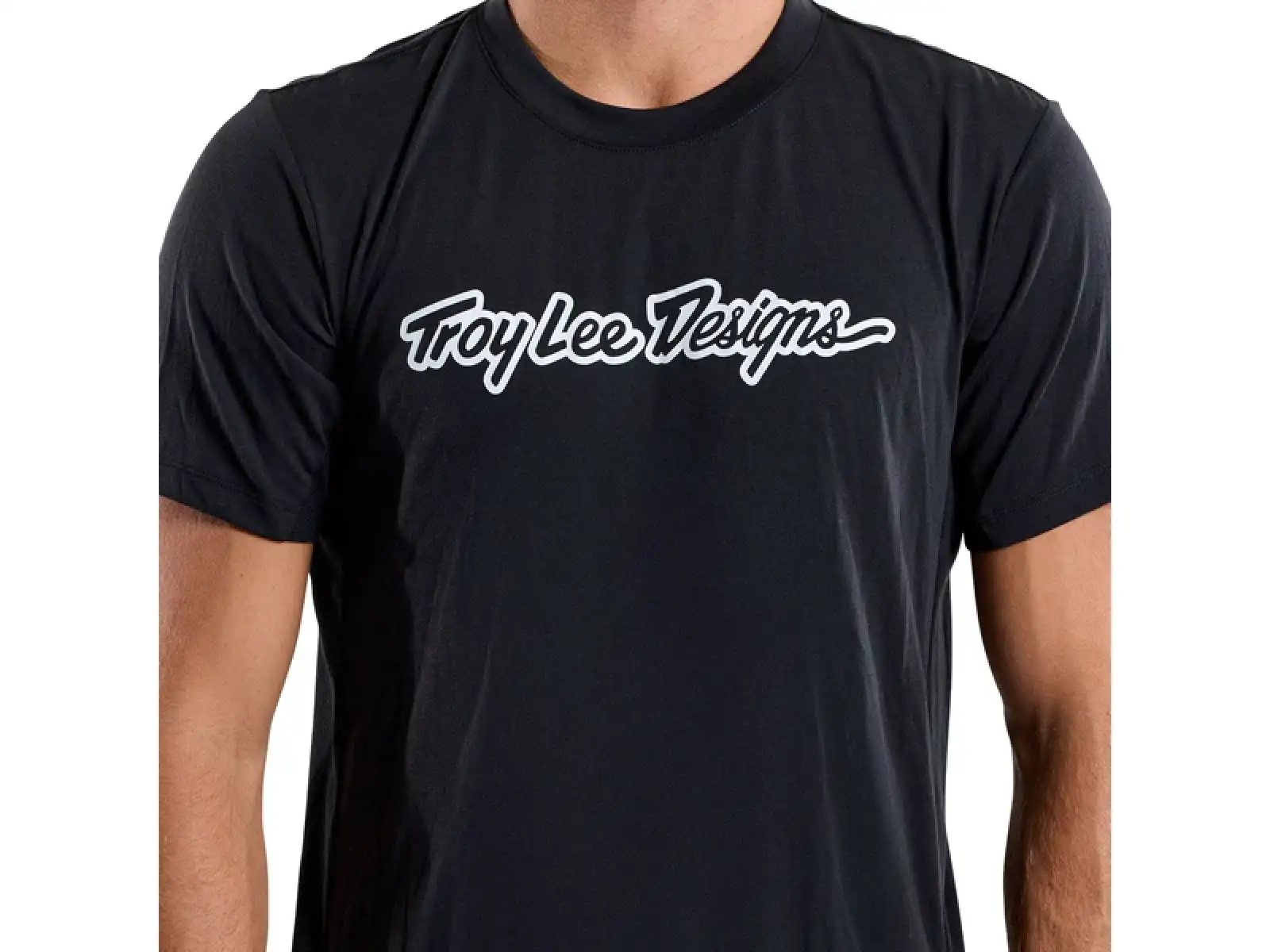 Troy Lee Designs Skyline Ride Tee Herren Trikot Kurzarm Signature Black