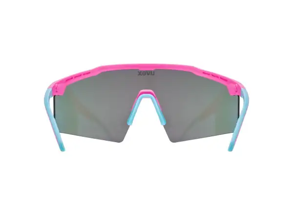 Uvex Flowline Sonnenbrille Pink Matt/Mirror Blue