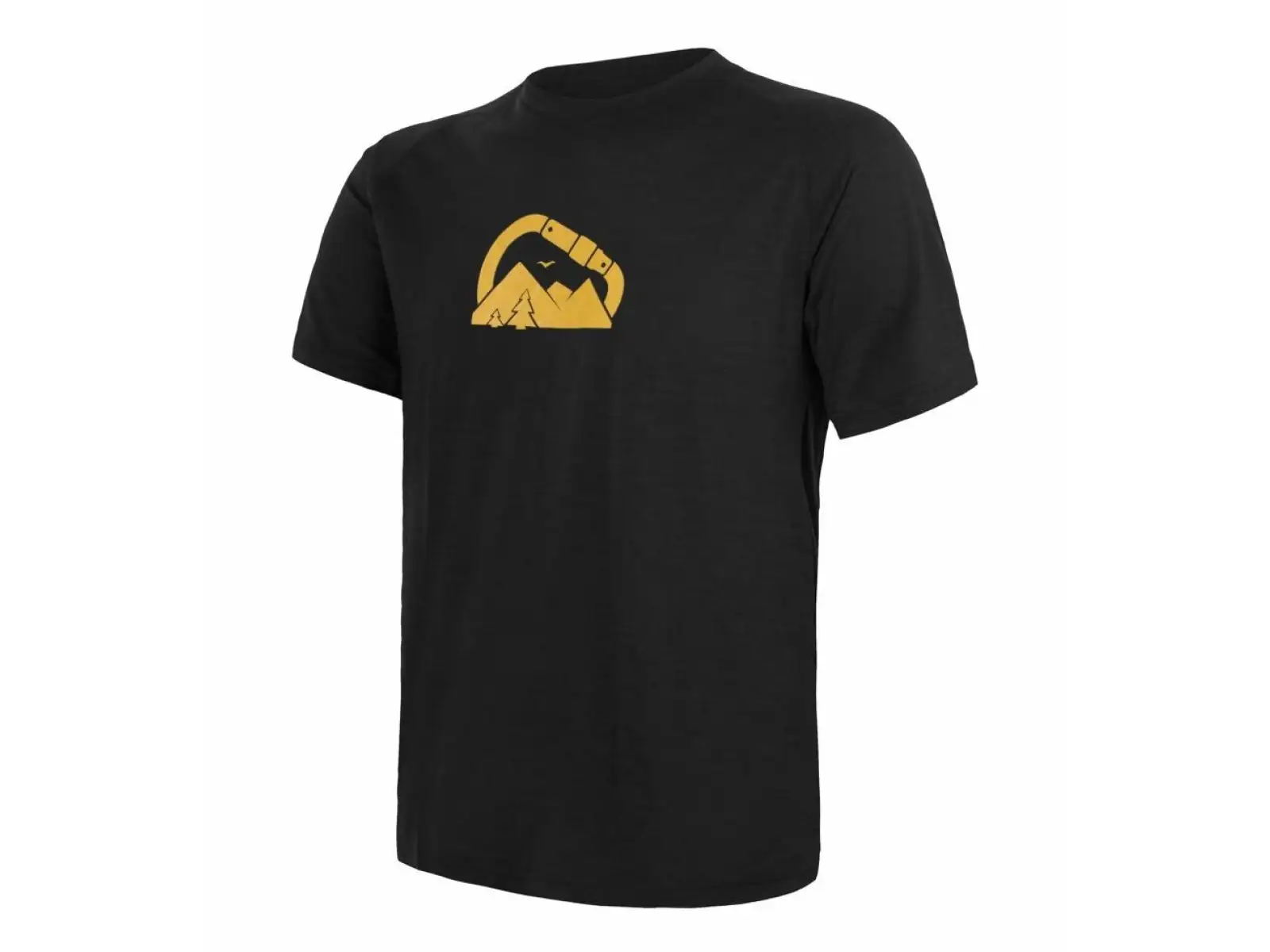 Sensor Merino Air PT Summit Herren T-Shirt Kurzarm Schwarz