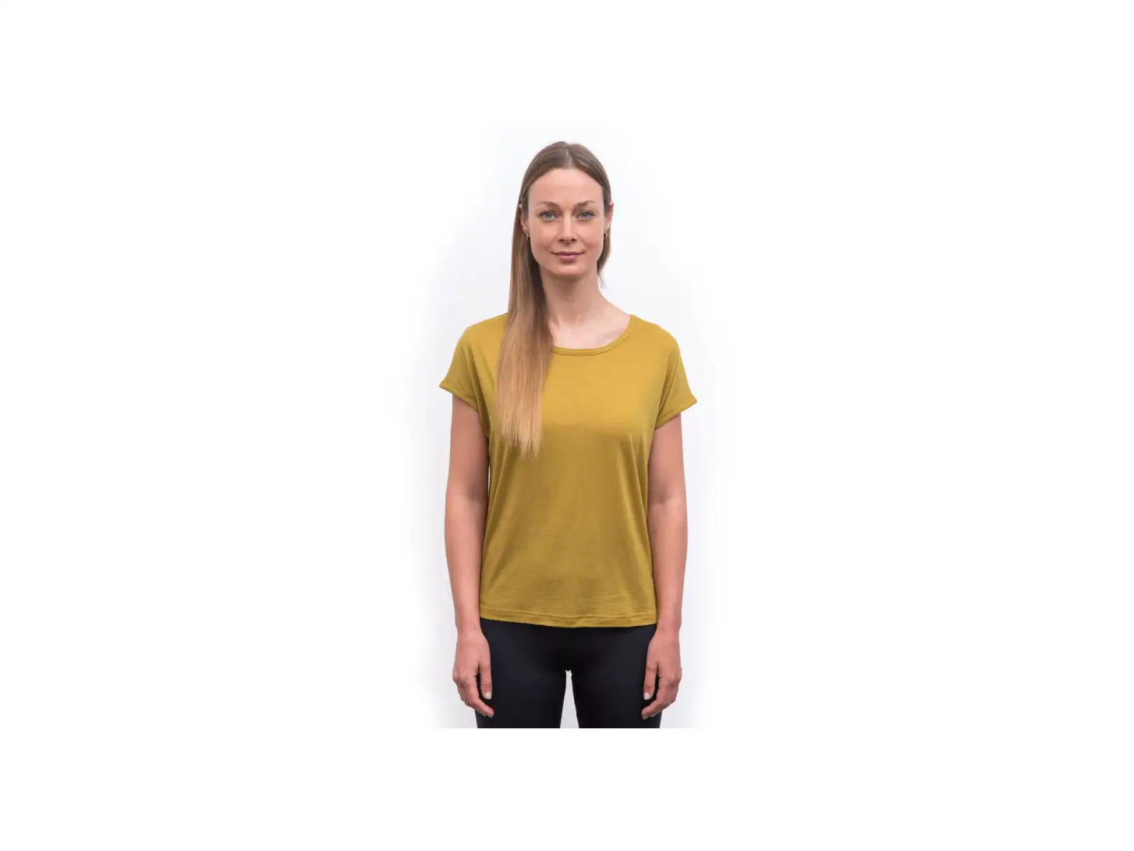 Sensor Merino Air Traveller Damen T-Shirt Kurzarm Mustard