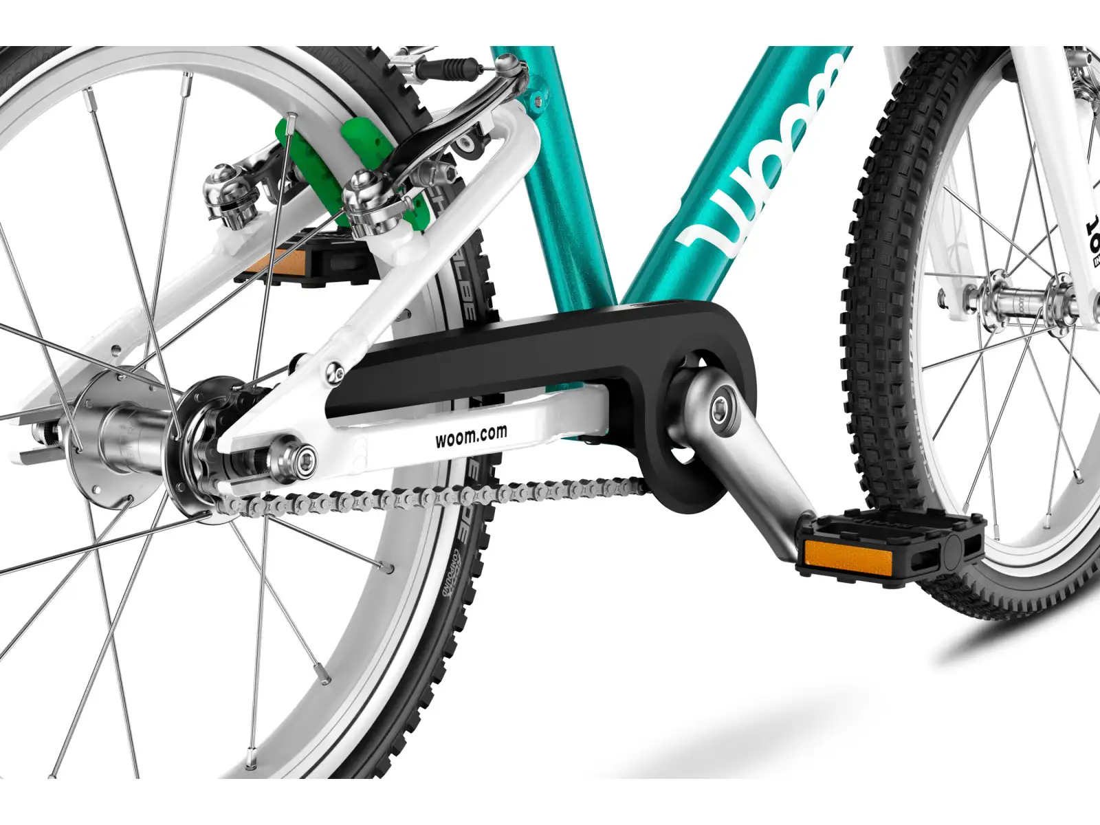Woom GO 3 Metallic Turquoise 16 Kinderfahrrad