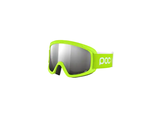 POC POCito Opsin Kinder-Skibrille Fluorescent Yellow/Green/Partly Sunny Silver