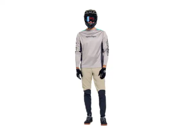 Troy Lee Designs Stage Herren Trikot Langarm Signature Stone
