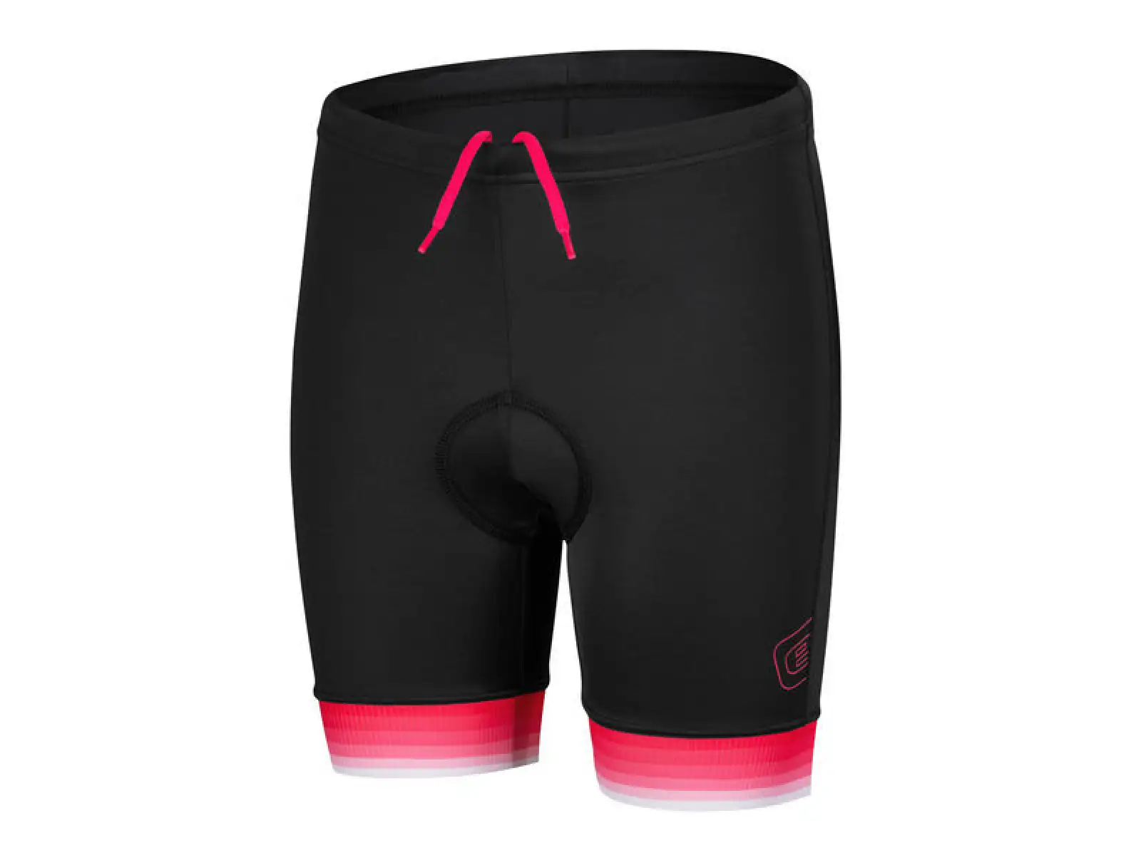 Etape Junior 2.0 Kinder-Shorts mit Einsatz schwarz/pink