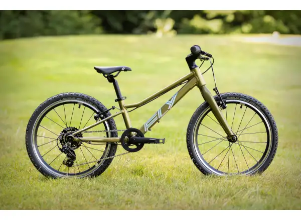 Superior F.L.Y. 20 VB Matte Olive Metallic/Hologram Chrome Kinder-Mountainbike.