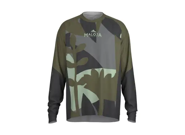Maloja GaderM. Herren Langarmtrikot Moosblätter