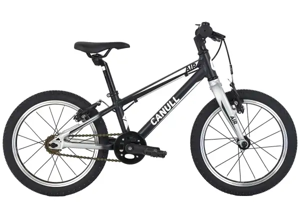 CANULL Air 16 Kinderfahrrad Schwarz/Silber