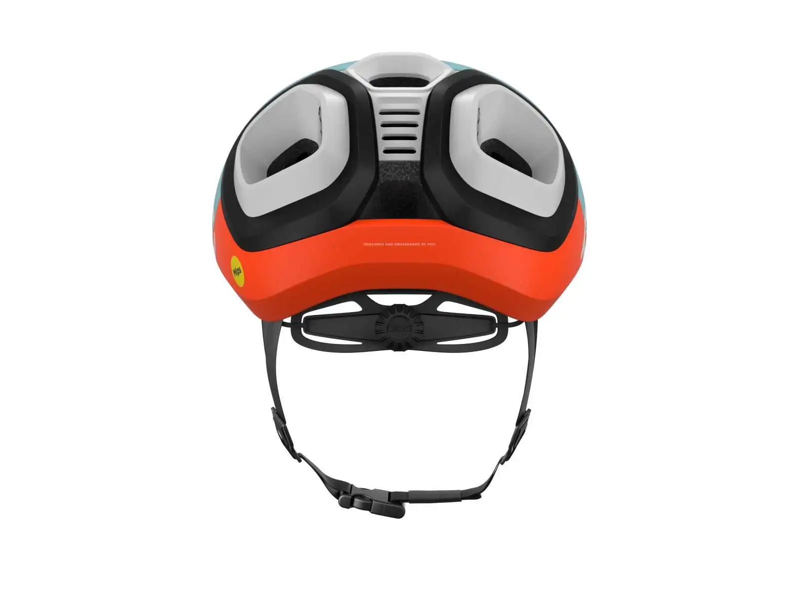 POC Amidal Rennradhelm Indicolite Blue Matt/Carnelian Orange Matt