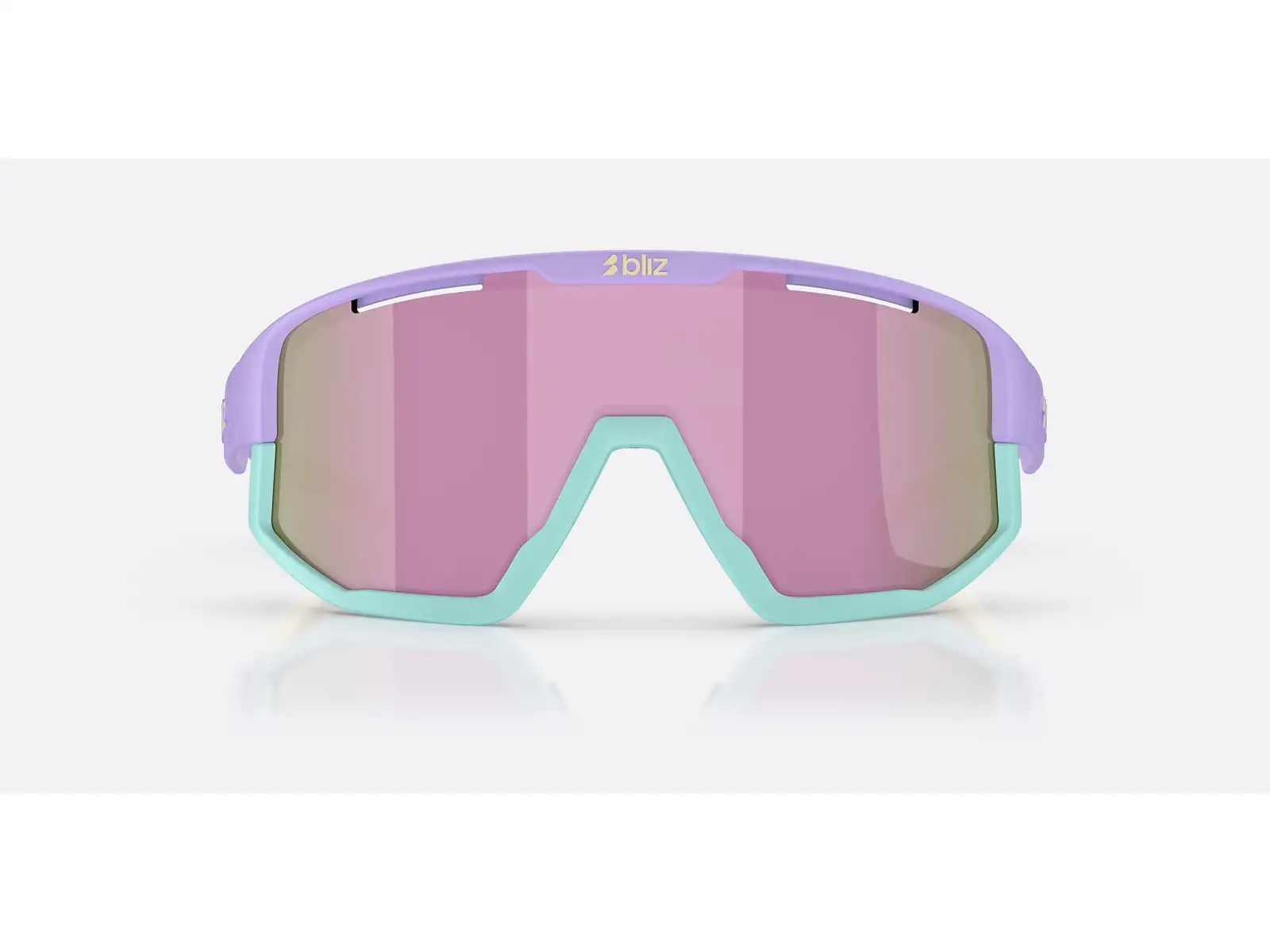 Bliz Fusion Small Sonnenbrille Matt Pastel Purple/Brown&Rose Mirror