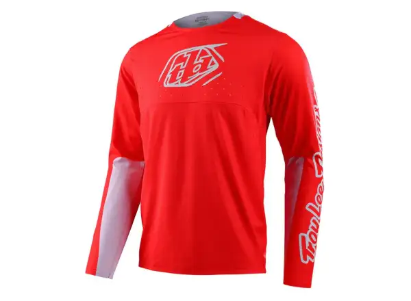 Troy Lee Designs Sprint Herrentrikot langarm Icon Race Rot