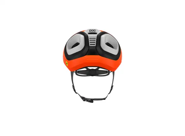 POC Amidal Rennradhelm Fluo. Orange Matt/Uranium Black Matt/Hydrogen White Matt
