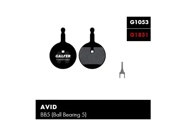 Galfer FD420 Standard G1053 Bremsbeläge für Avid BB5