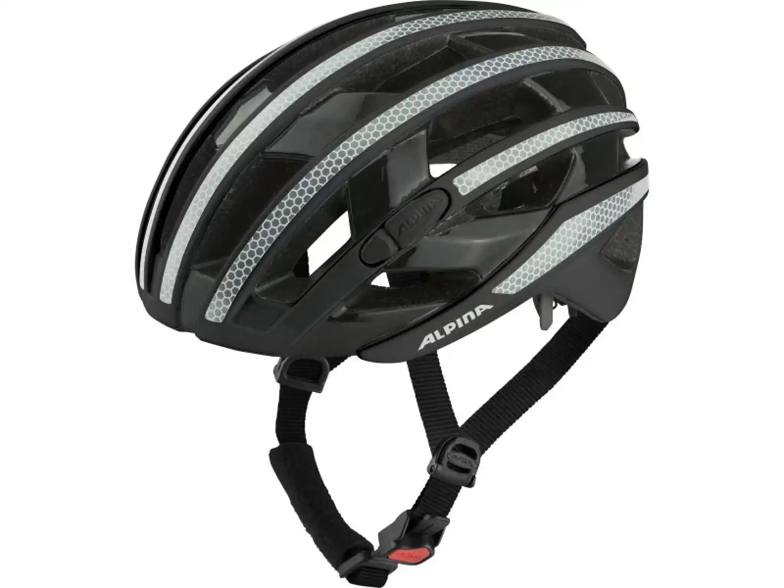 Alpina Ravel Reflective Helm Black Gloss