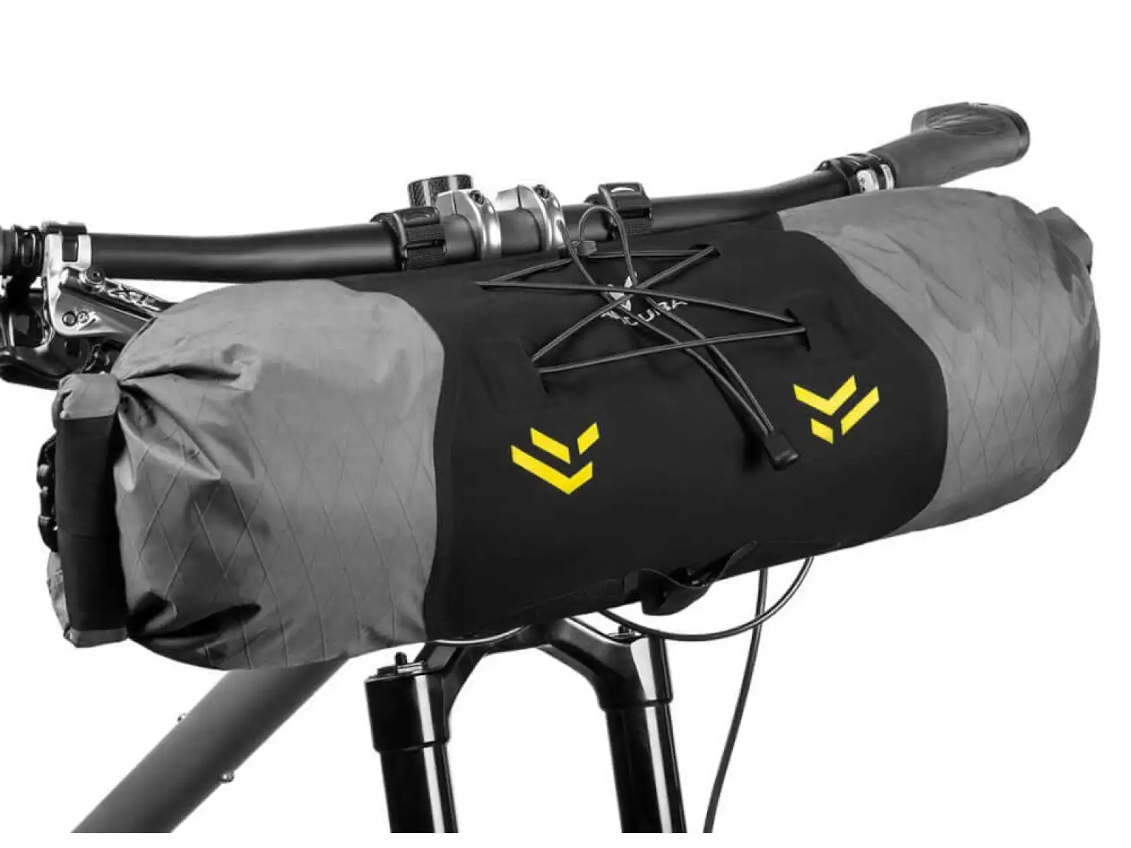 Apidura Backcountry Lenkertasche 7 l Schwarz/Grau