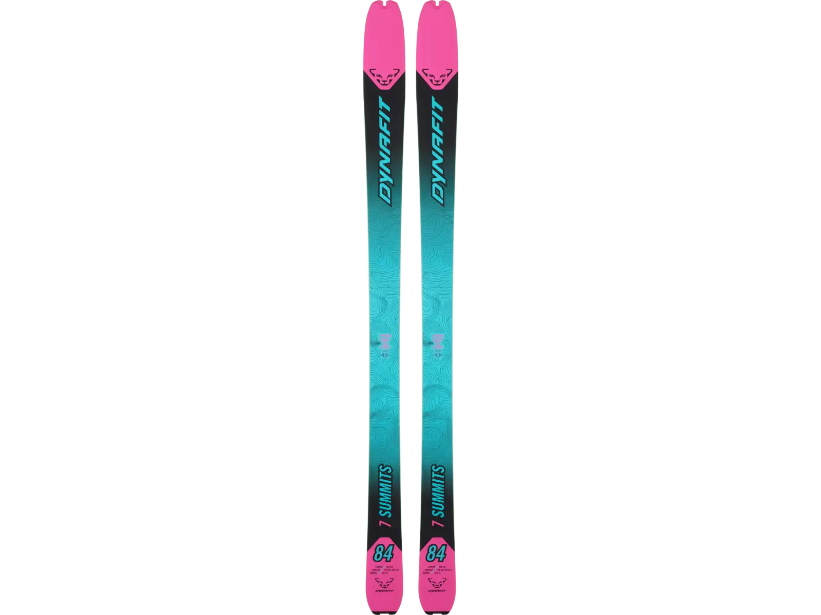 Dynafit Seven Summits Plus Damen Skitouren Set Flamingo/Reef Gr. 174 cm