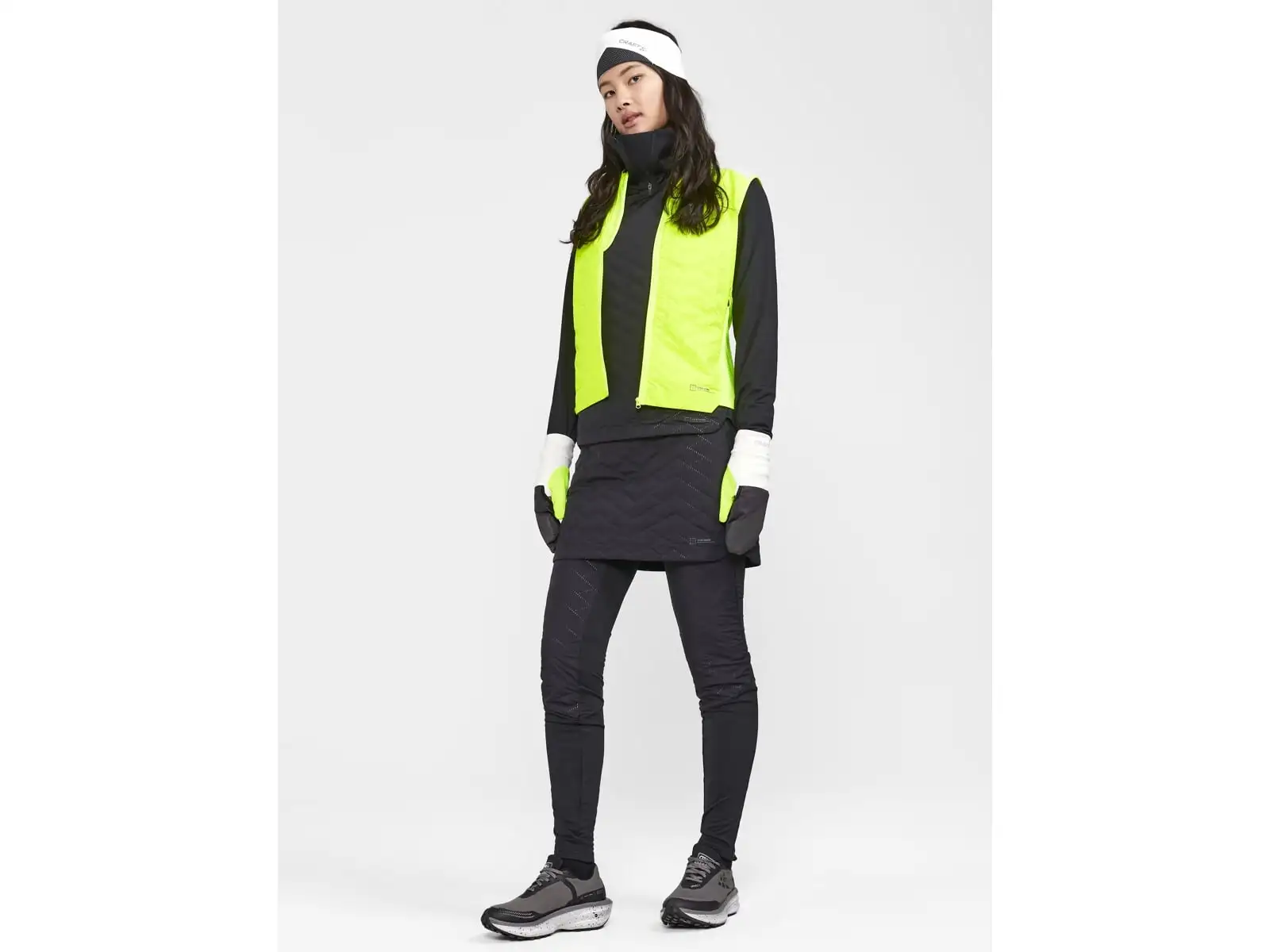 Craft ADV SubZ Sweater Damen Laufjacke Schwarz