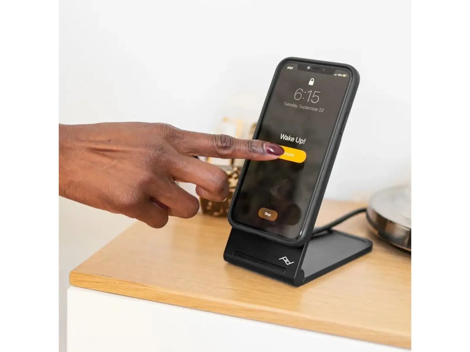 Peak Design Wireless Charging Stand magnetischer Handyhalter Schwarz