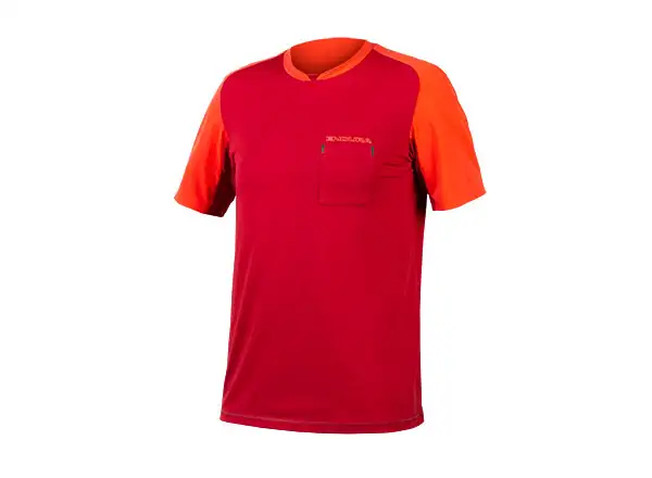 Endura GV500 Foyle Herren-T-Shirt kurzarm Rostrot