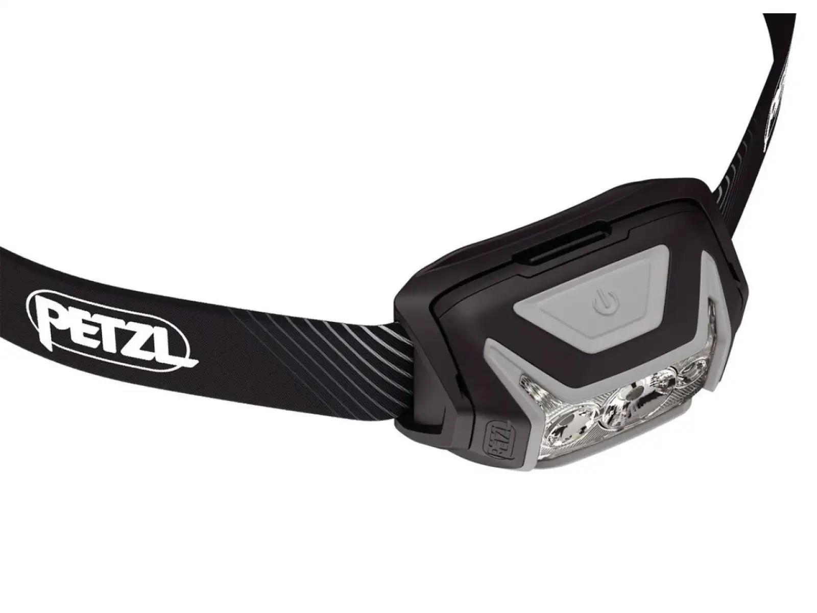 Petzl Actik Core Stirnlampe Grau.