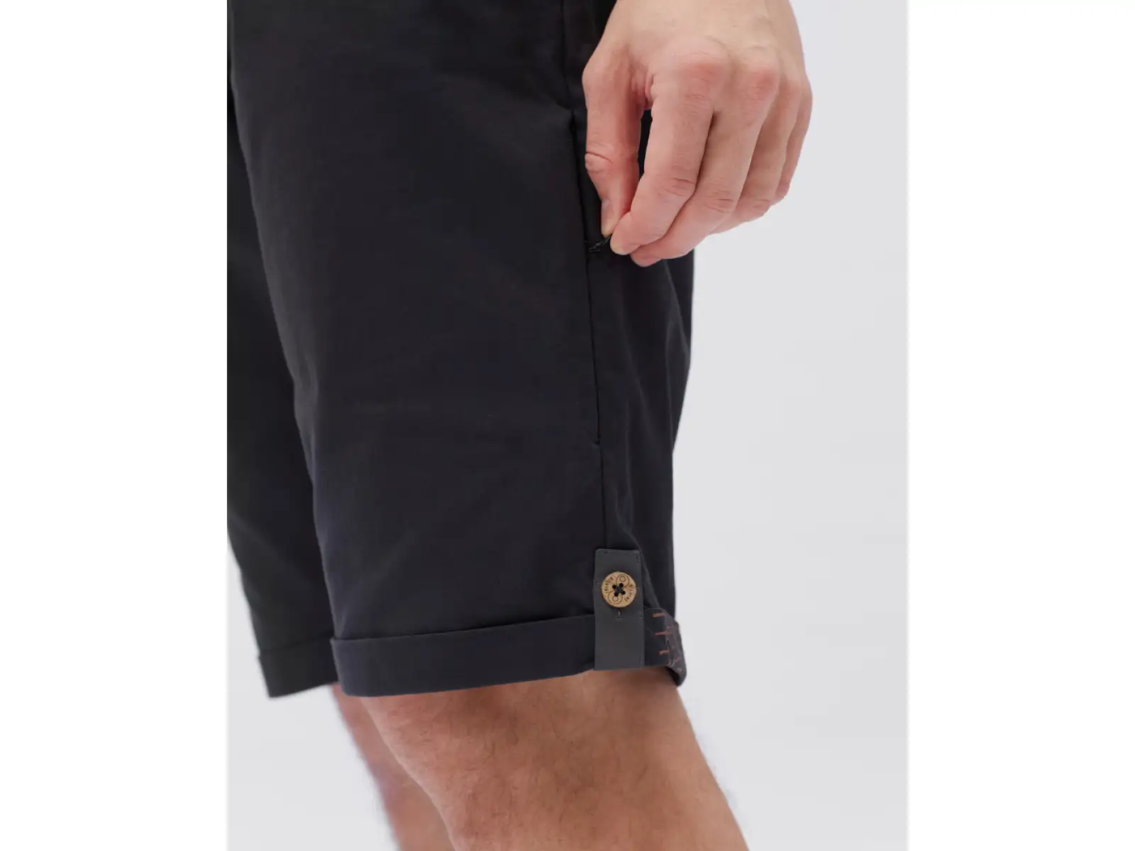 Silvini Valleroso Herren Shorts Holzkohle