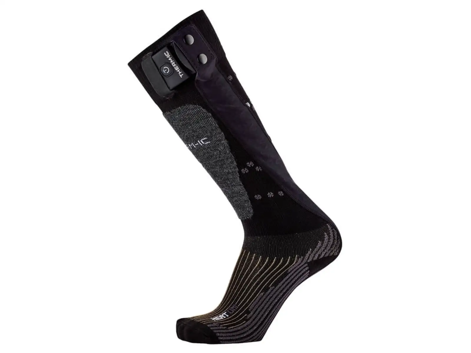 Thermic PowerSock Heat Uni V2 beheizte Socken schwarz/gelb