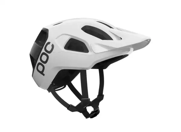 POC Cularis Helm Hydrogen White/Uranium Black Matt/Logo