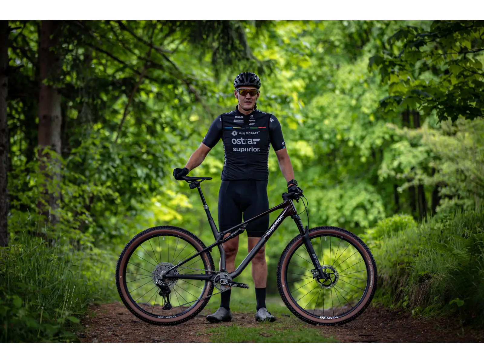 Superior XF 9.9 Team Mountainbike Gloss Carbon/Red Carbon