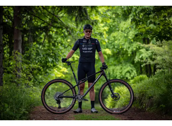 Superior XF 9.9 Team Mountainbike Gloss Carbon/Red Carbon
