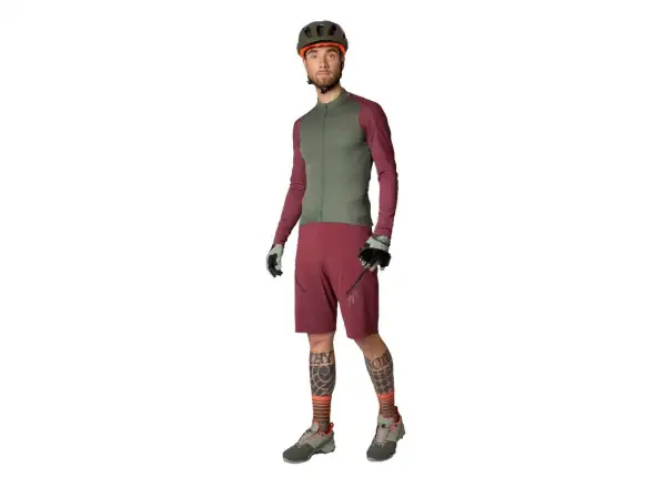 Dynafit Ride Light Dynastretch Herren-Fahrradshorts ohne Polster Bordeaux