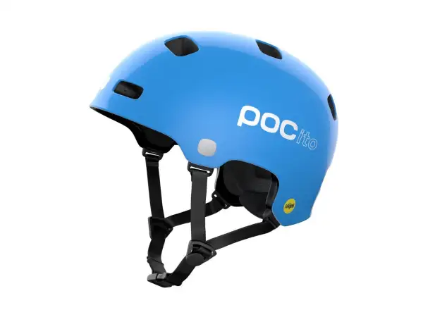 POC POCito Crane MIPS Kinderhelm Fluorescent Blue