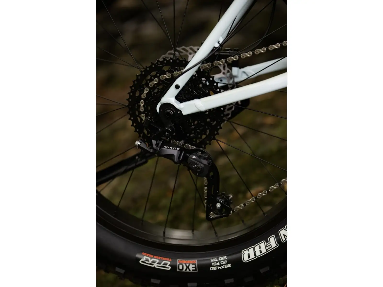 Rock Machine VYÖRY e50 S Fatbike E-Bike Gloss White/Black MUSTER