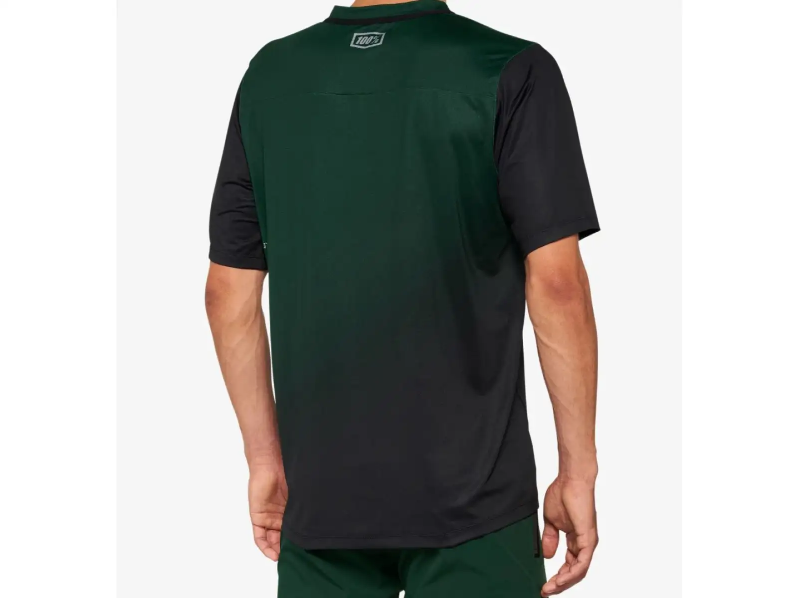 100% Celium Herrentrikot Kurzarm Forest Green/Black