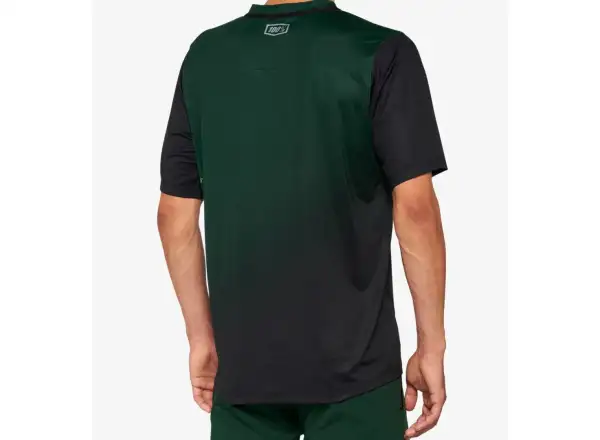 100% Celium Herrentrikot Kurzarm Forest Green/Black