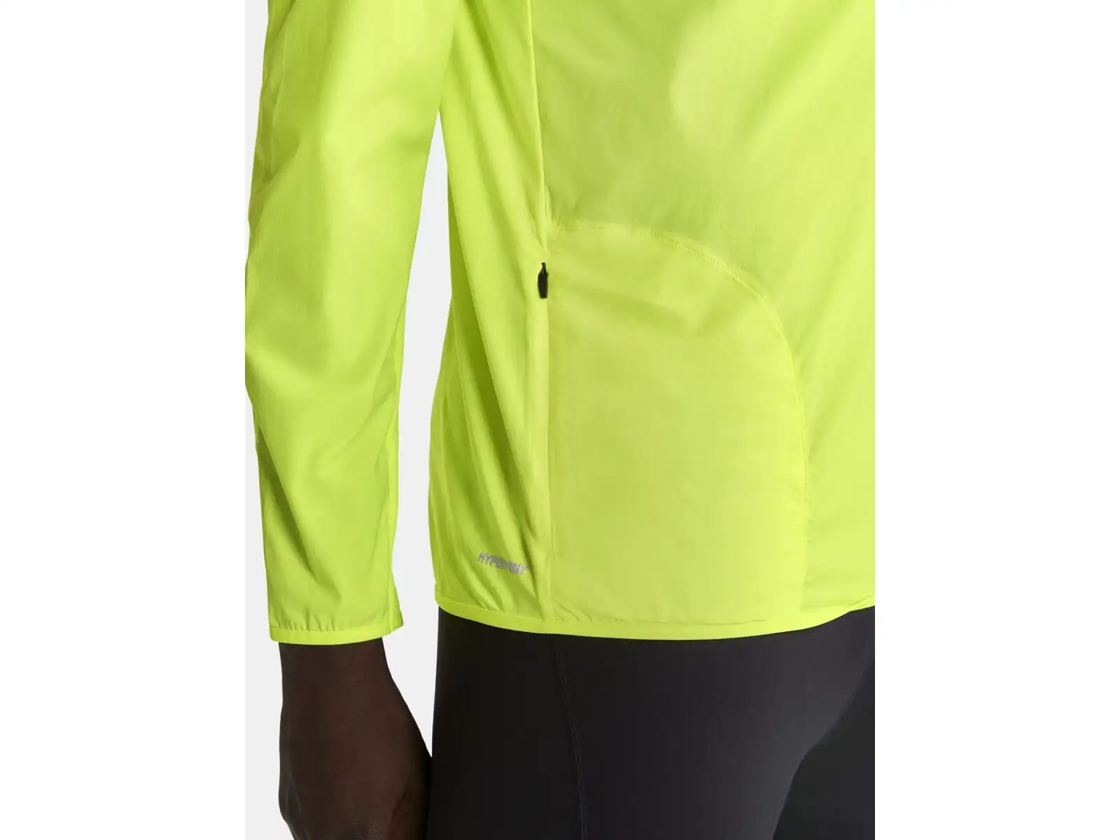 Craft Pro Hypervent Wind Herren-Laufshirt Langarm gelb
