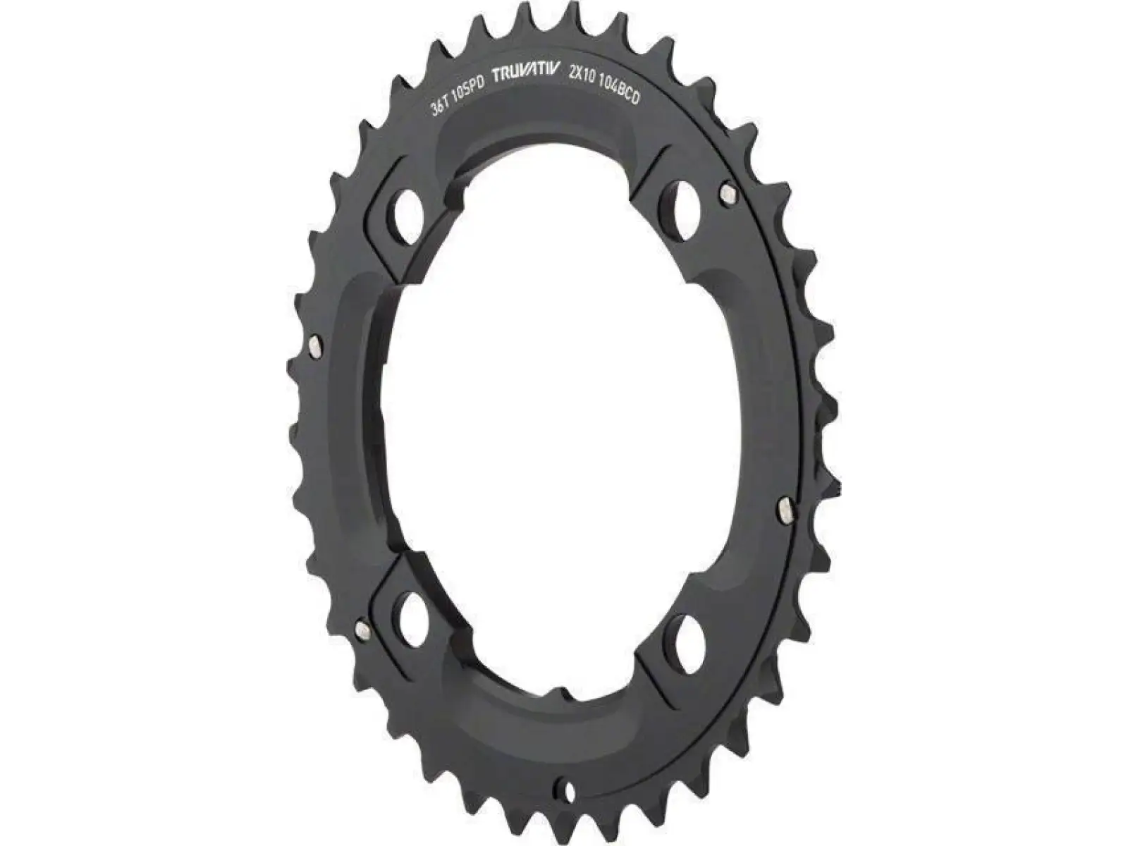 Truvativ Aluminium-Kettenblatt MTB 36Z 104 mm Schwarz