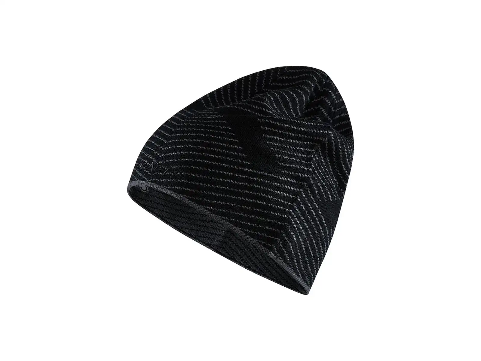 CRAFT CORE Race Knit pletená čepice černá