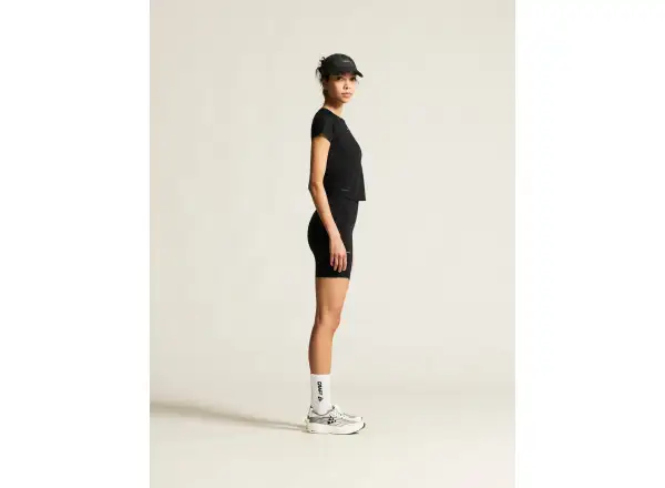 Craft Hypervent Cropped Damen T-Shirt schwarz