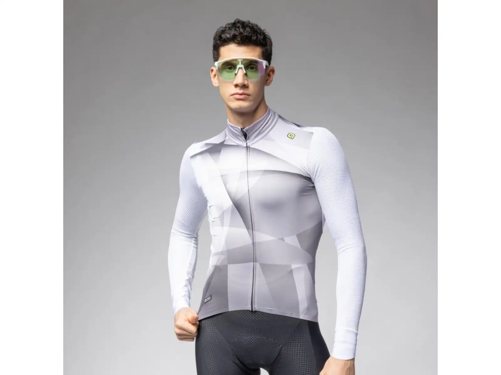 Alé R-EV1 Quick Herren Langarmtrikot weiß