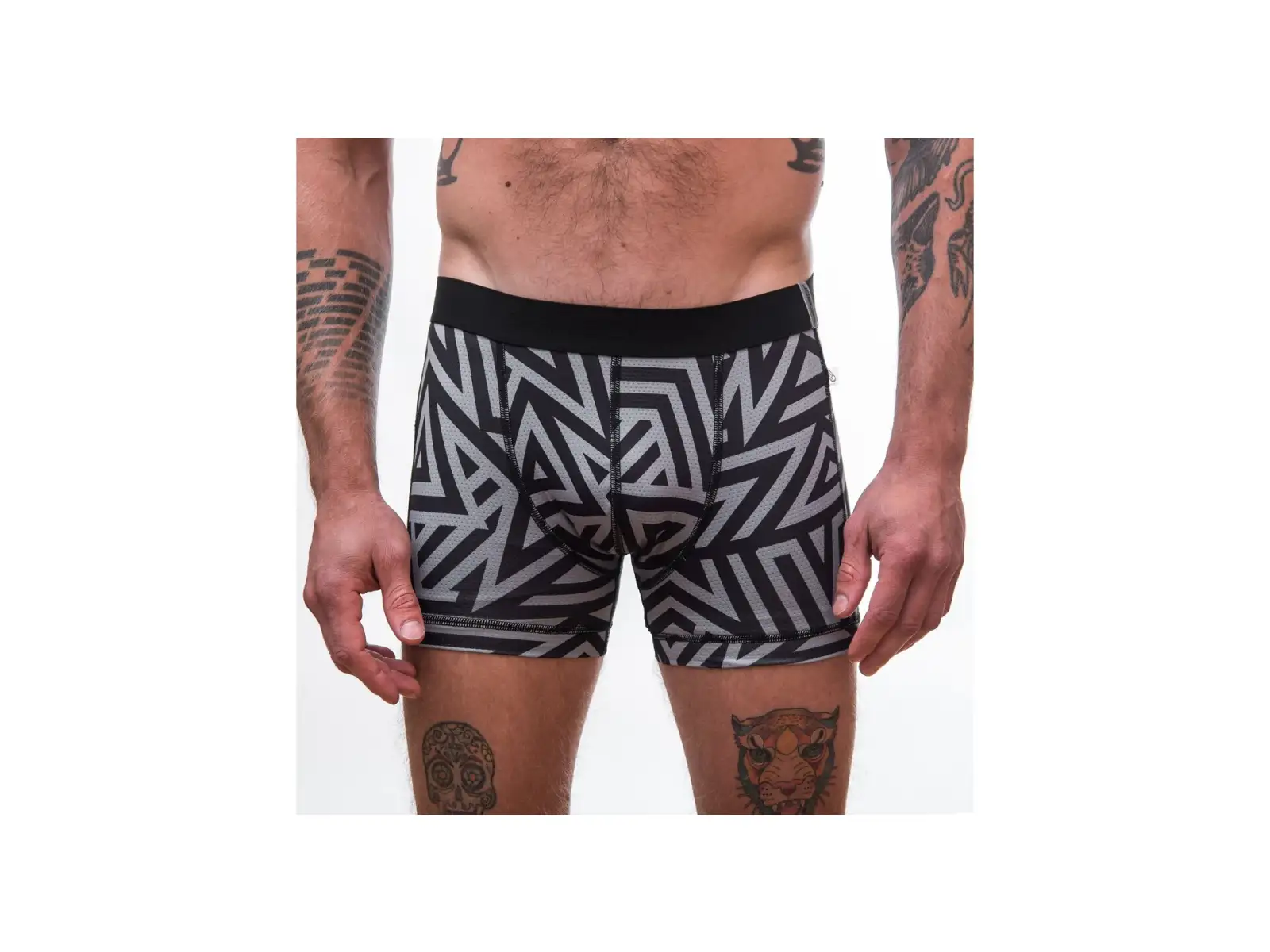 Sensor Coolmax Impress Herren Trunks schwarz/Stars