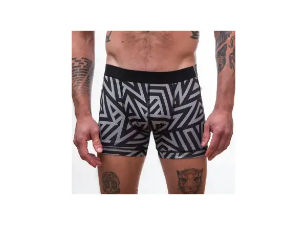 Sensor Coolmax Impress Herren Trunks schwarz/Stars