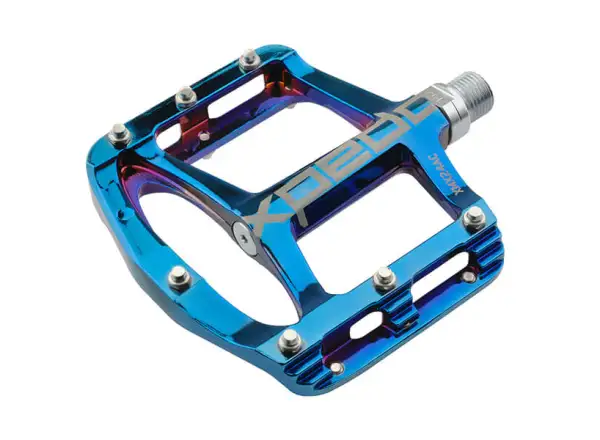 X-pedo Spry+ Plattformpedale Blue Ray