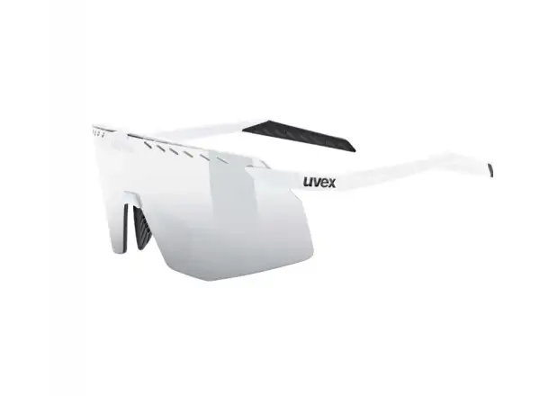 Uvex Pace Stage Fahrradbrille White matt/Mirror Silver