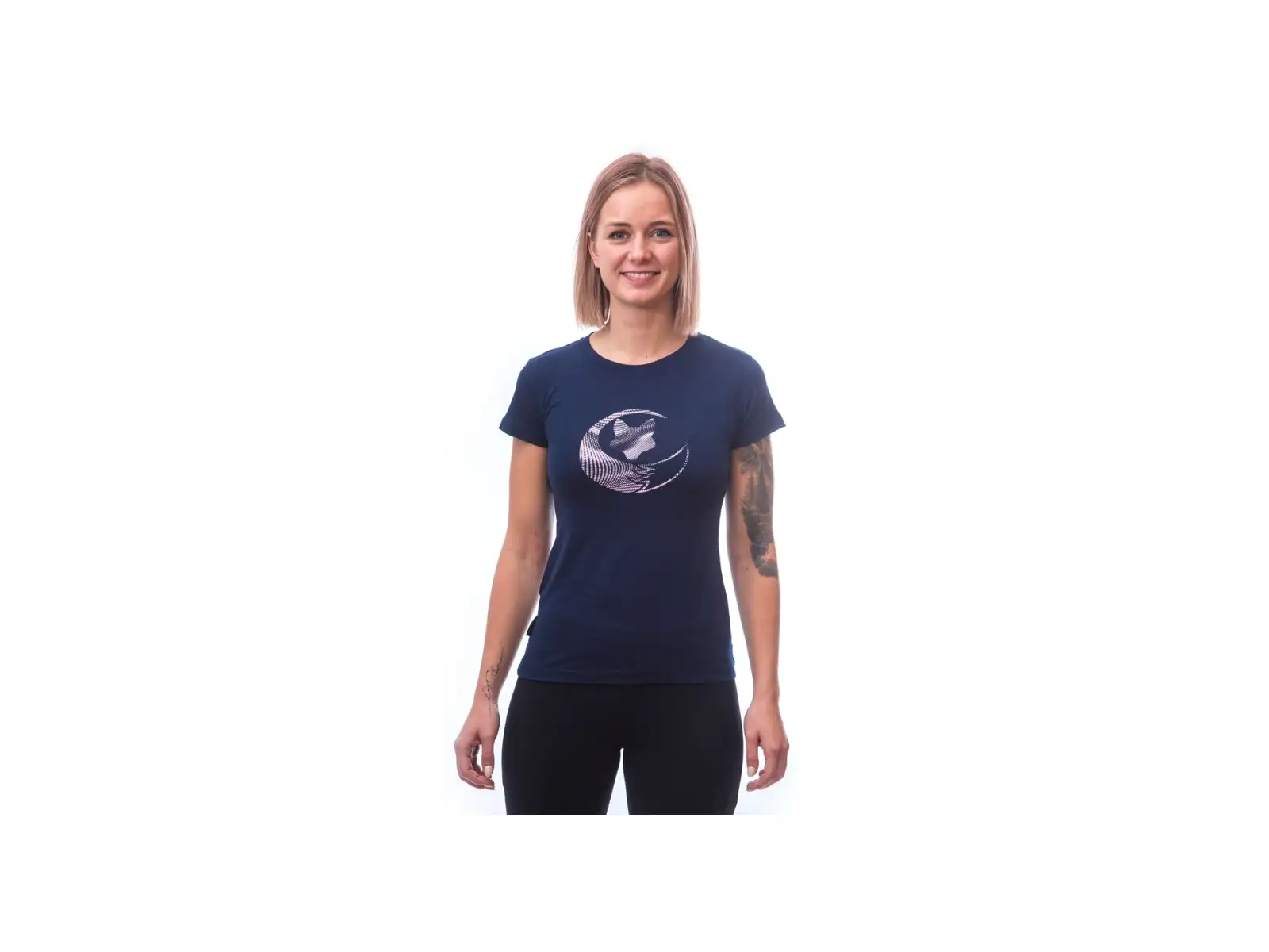 Sensor Merino Active PT Fox Damen T-Shirt Kurzarm Deep Blue