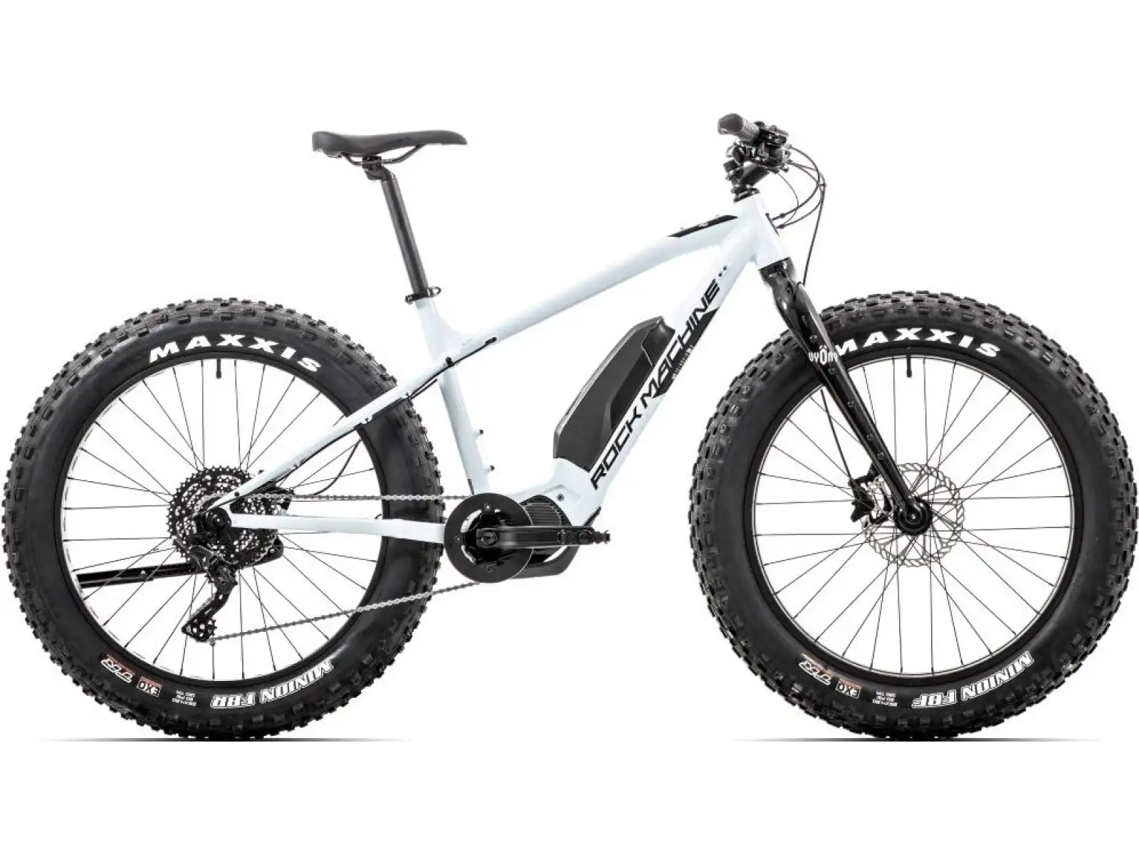 Rock Machine Vyöry e50 S E-Fatbike Weiß / Schwarz