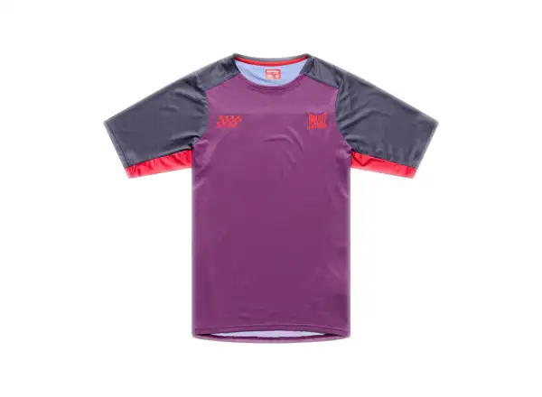 Troy Lee Designs Skyline Pro Herrentrikot kurzer Ärmel Fangs Sangria