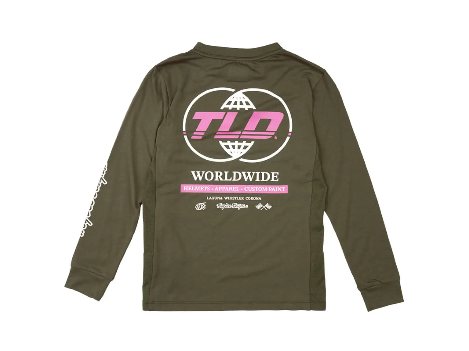 Troy Lee Designs Skyline Ride Tee Kindertrikot Langarm Worldwide Caper