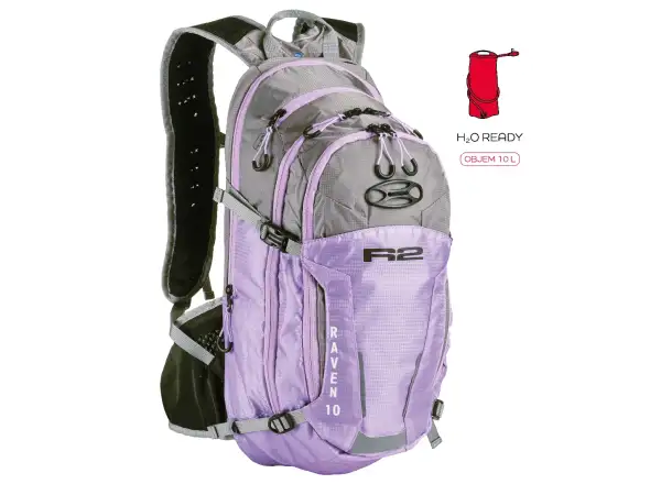 R2 Raven Sport-Rucksack 10l lila violett/schwarz